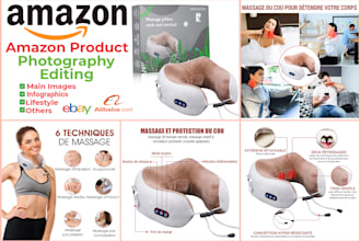 design amazon product listing images or amazon photo editing