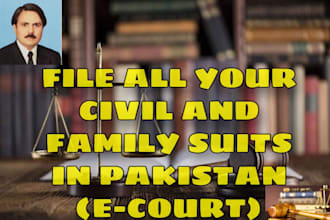 file all your civil and family suit in pakistan through e court system