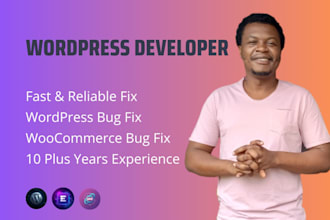 fix wordpress issues and woocommerce bugs