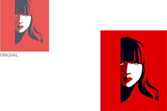 perfectly vectrorize or redraw image or logo
