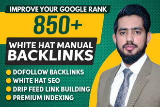 high quality dofollow SEO backlinks manual link building for google top ranking
