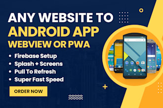 convert any website into android app with aab file and apk file