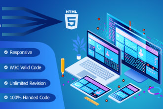 convert PSD to HTML, sketch xd figma to HTML css bootstrap 5 responsive website