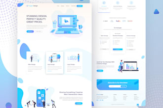 do professional website design with figma or xd