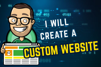 create a custom website