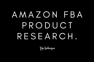 do amazon fba product research with top and unique way