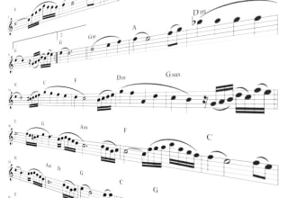 create lead sheet or sheet music with chords for you