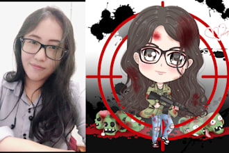 draw you into cute chibi style