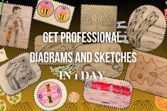 draw a labelled diagram, sketch of biology and physics