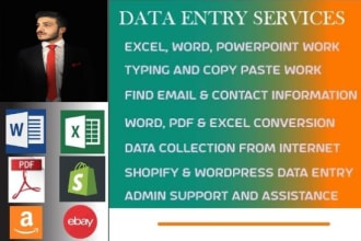 be your online VA, admin work, file conversion, VA tasks