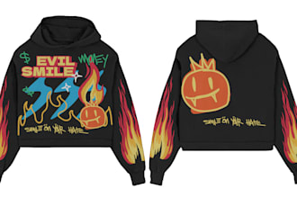 do design for artsy, futuristic edgy streetwear clothing