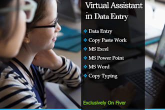 do data entry and copy paste job