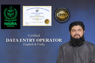 data entry english urdu typing word excel powerpoint inpage pdf online offline