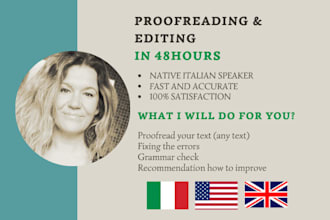 proofreading end edit your italian content