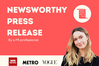 write a newsworthy press release