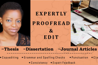 expertly proofread and edit your thesis and dissertation