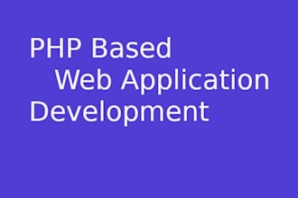 develop PHP based web applications
