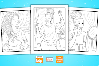 design adult coloring book adult coloring pages for KDP
