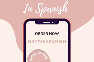 proofread and edit any text in spanish