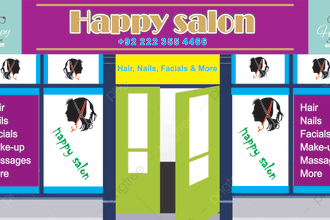 amazing shop front sign, store front, window graphics, signage, vinyl sticker