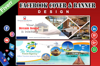 create professional facebook cover photo banner ads in 24hrs