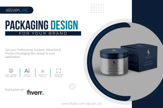 do product packaging, product box design and product manual