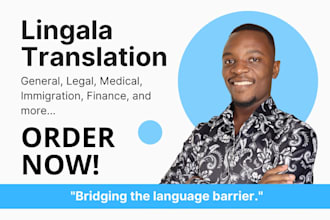 manually translate from english to lingala