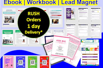design branded PDF workbooks checklists KDP ebook lead magnet