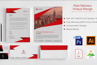 do a professional business card, letterhead and stationary