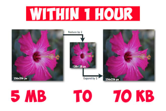 reduce image size, compress image, resize photos for web