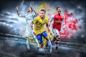 do sports wallpaper and poster design