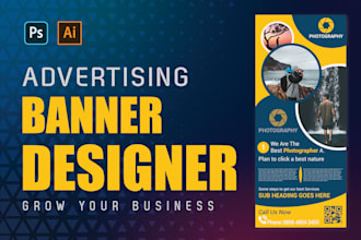 design a professional advertising banners, billboards