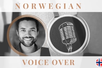 record a professional norwegian male voice over