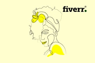 draw one line art, single line art, continuous line art