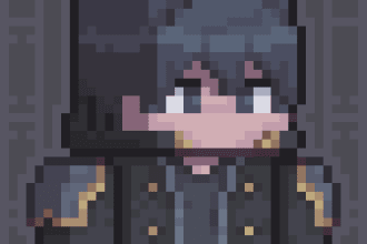 turned your minecraft skin or custom model into a pixelart