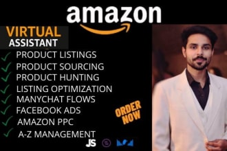 be your amazon fba virtual assistant, amazon product description, PPC expert