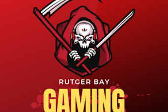 create attractive gaming mascot logo for youtube channel
