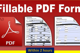 create fillable pdf form, convert PDF document into fillable form