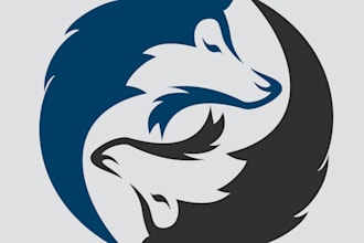 design angry wolf logo within 1 day