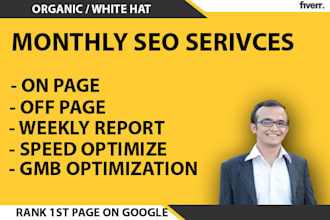 do monthly SEO services