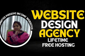 build a web design business for passive income