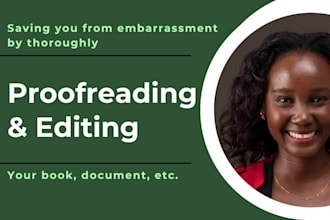 proofread and edit your book