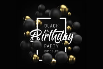 design superb editable template birthday party flyer