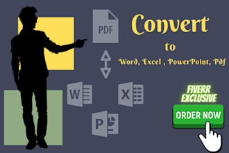 quickly convert pdf, excel, word, powerpoint