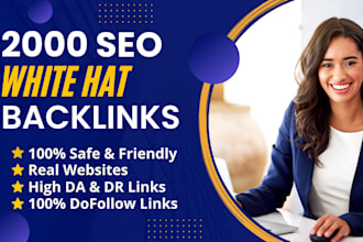 2000 high quality contextual dofollow seo backlinks