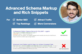setup advanced schema markup for structured data review rich snippets