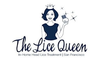 design a playful logo for the lice queen a san francisco start up