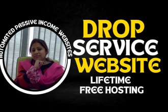 create profitable and professional drop servicing website