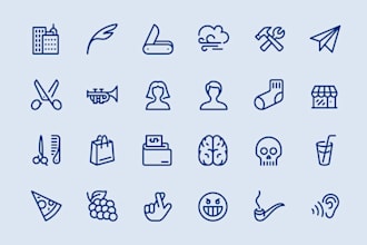 design a web icon or app icon
