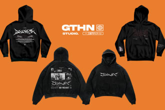 make streetwear style design for your brand or merch